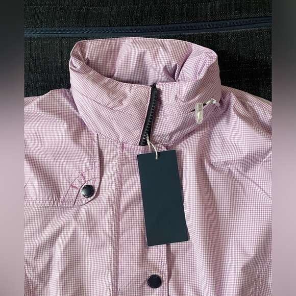 NWT CutterBuck purple gingham wind jacket - Picture 5 of 7